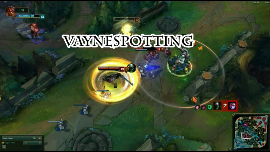 Vaynespotting is one of the oldest terms in League of Legends. It was one of the most popular terms back in Season 2 and 3, but it's still being used nowadays.