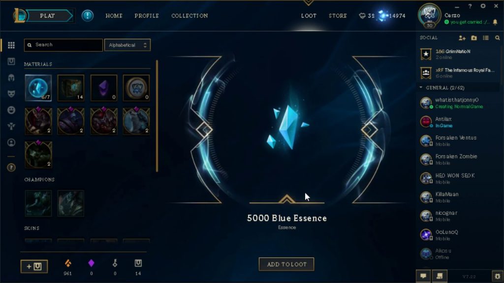 Blue Essence Farming – A Complete Guide