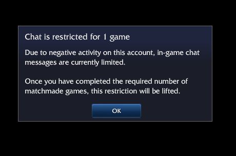 If you flame your team mates constantly, you should really think about disabling League of Legends chat as it will help you get less bans and become a more positive player