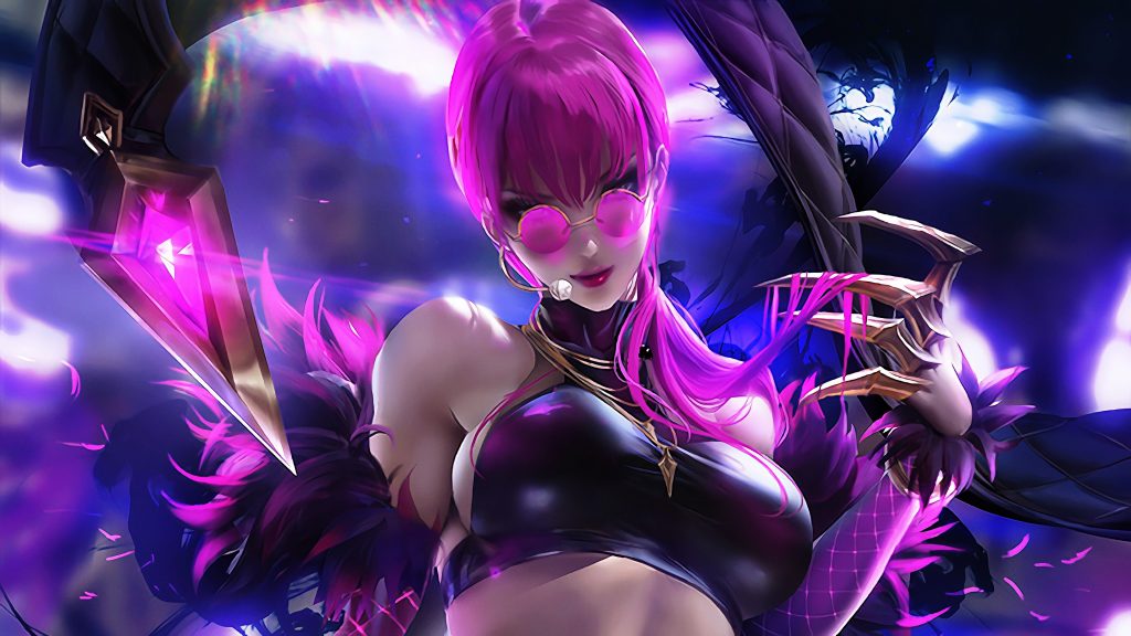 Evelynn looks good and she can charm anyone! This sexy League of Legends girl has everything! She has both the charm and the looks!