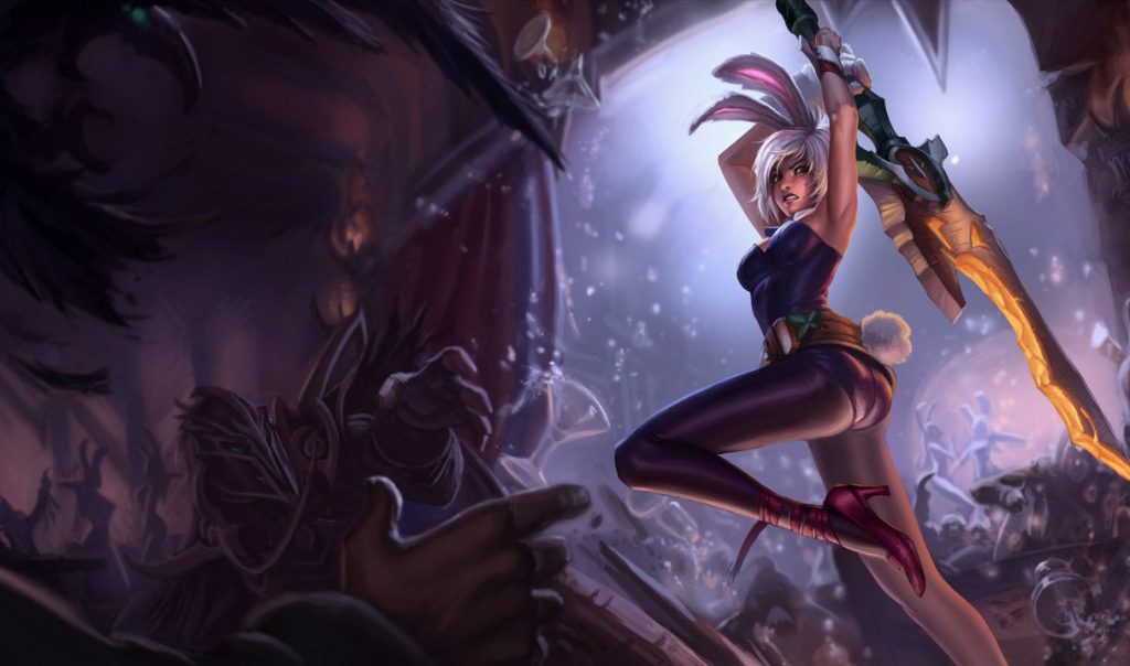 Battle Bunny skin transforms Riven into one of the hottest League champions in the game! Why is that? Just have a look how beautiful and sexy she looks in this skin! You can't disagree with me, right?