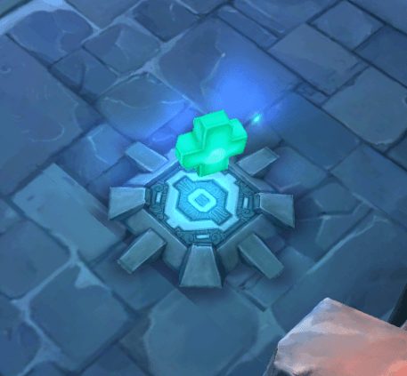 Aram Health Packs are very useful when you're running low on the HP and mana. Once you walk over them, you and your allies in the circle will be granted with a small dose of health and mana!