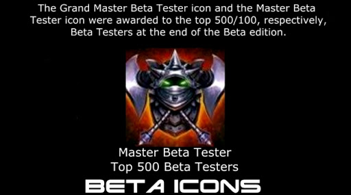 Grand Master Beta Tester is the rarest icon in the history of League of Legends. The only way to acquire this icon was if you were in the list of the top 100 players back when League of Legends was still in the beta testing mode.