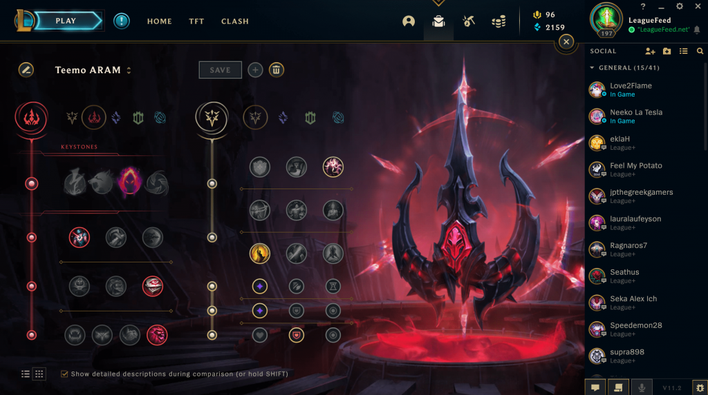 Teemo can be played in multiple different ways, but we feel like that the Dark Harvest keystone is the perfect rune for him in ARAM. Since ARAM is a fact-paced game mode, Teemo will be able to proc the Dark Harvest very fast, which will turn him in an unstoppable beast!