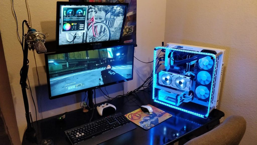 Baby Blue White Best Gaming Setup of 2022 2023 with Detailed Info