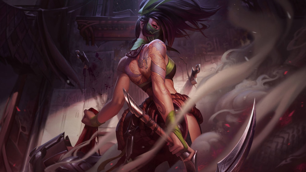 Top 7 Most Popular Assassins in League of Legends Akali