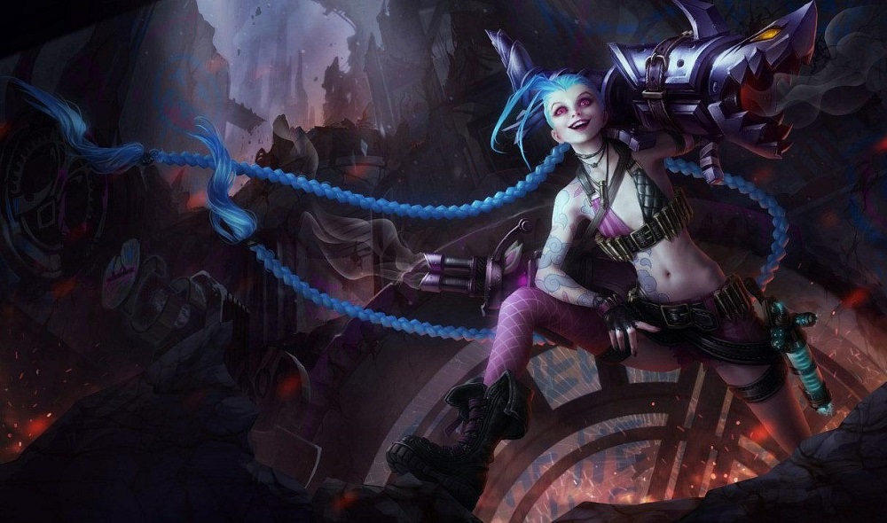 Best High Attack Speed Champion Jinx League of Legends